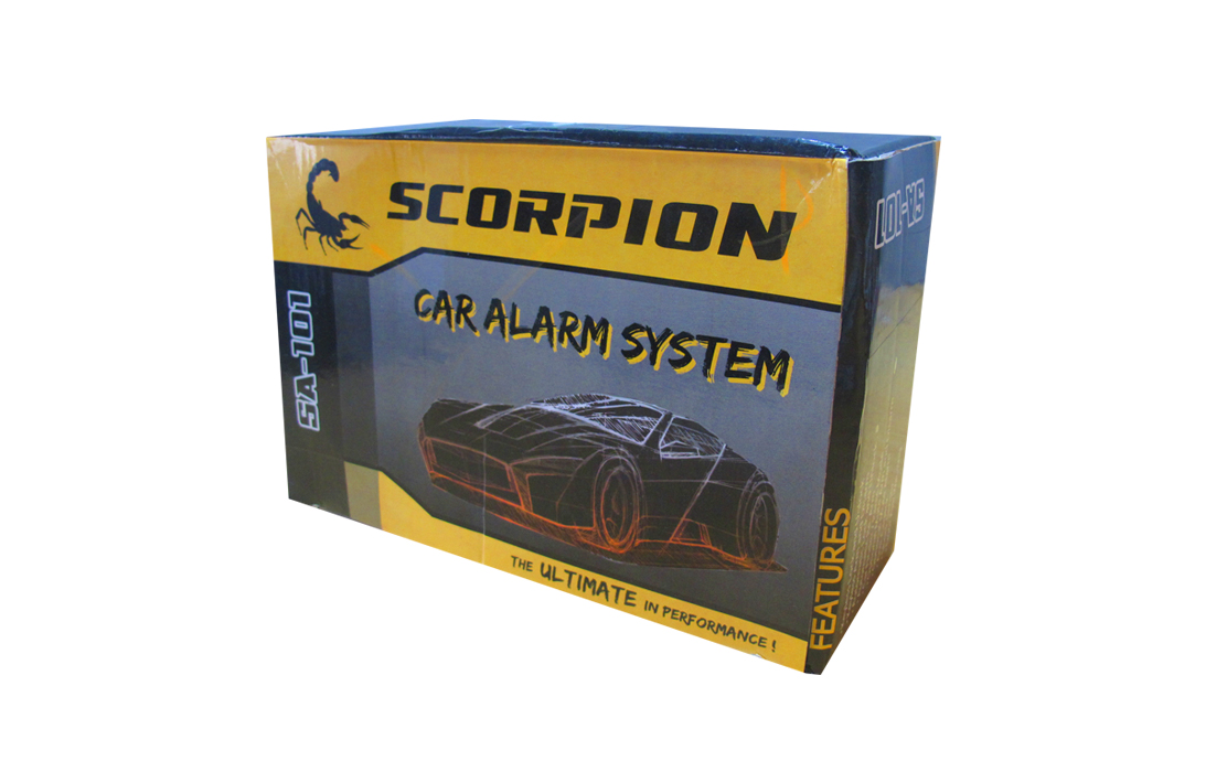 SCORPION SA-101 car Alarm System - L.A. Car Accessories