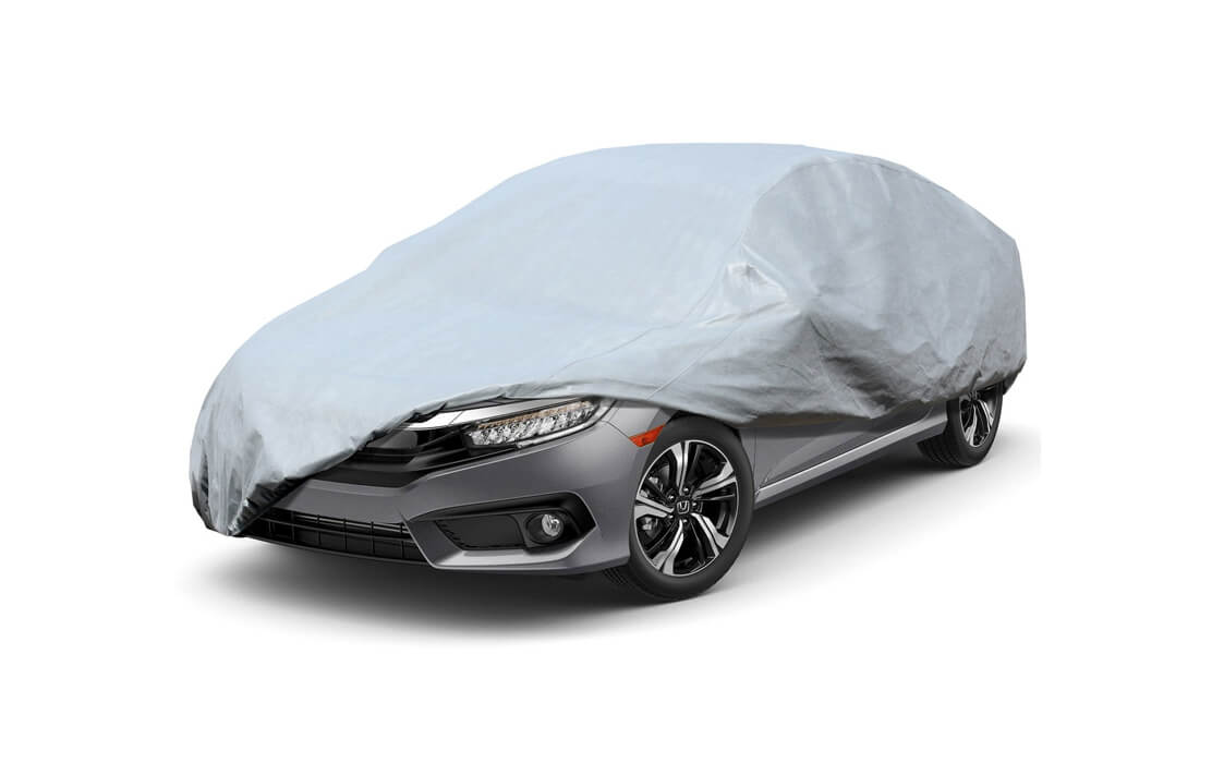 Otter Car Cover Water-Proof Polyester Silver Coated - L.A. Car Accessories